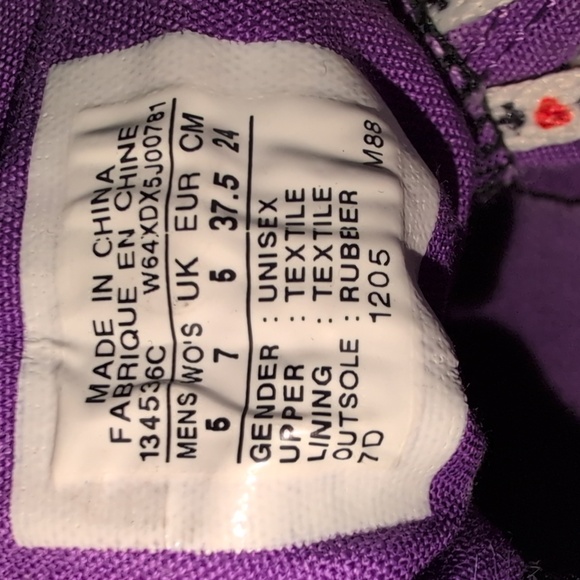 CONVERSE Limited THE JOKER & HARLEY QUINN DC Comics Chuck Taylor High top UNISEX - Picture 6 of 7